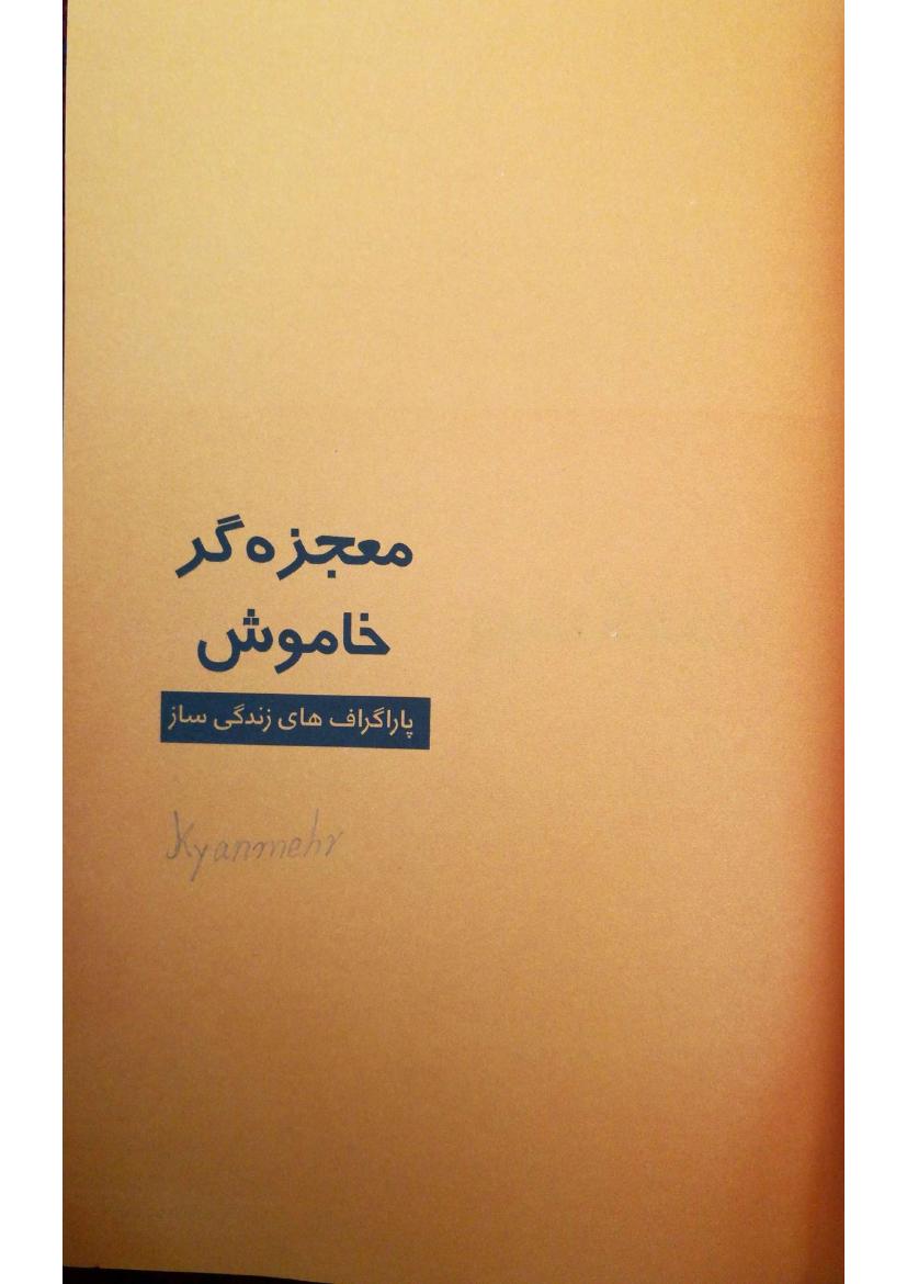 معجزه‌گر خاموش - رضا حیات الغیب